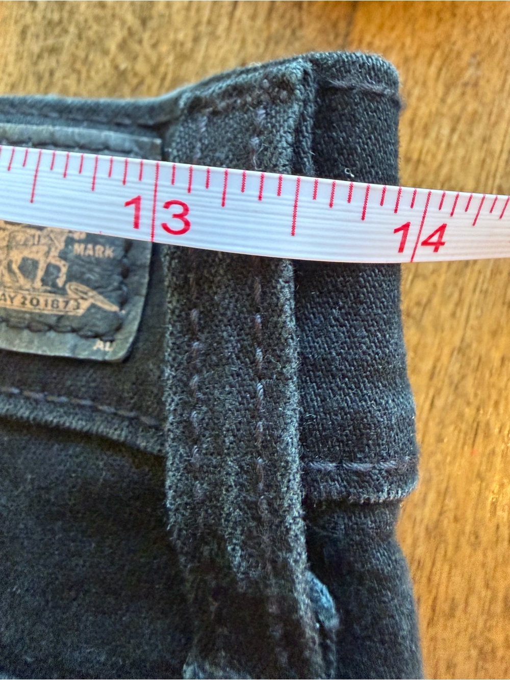 Levi’s Perfectly Slimming Black Bootcut Jeans W27 / Size 12 - Picture 6 of 7